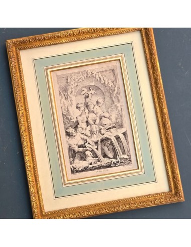FONTANA CON PUTTI, DELFINI E TRITONE