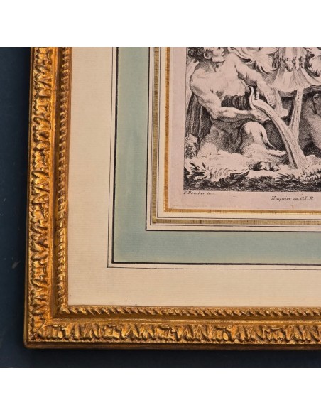 FONTANA CON PUTTI, DELFINI E TRITONE