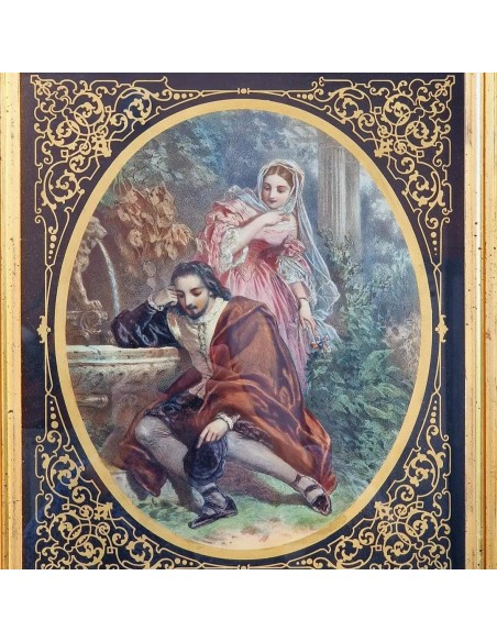 LITOGRAFIE FONDO NERO E ORO