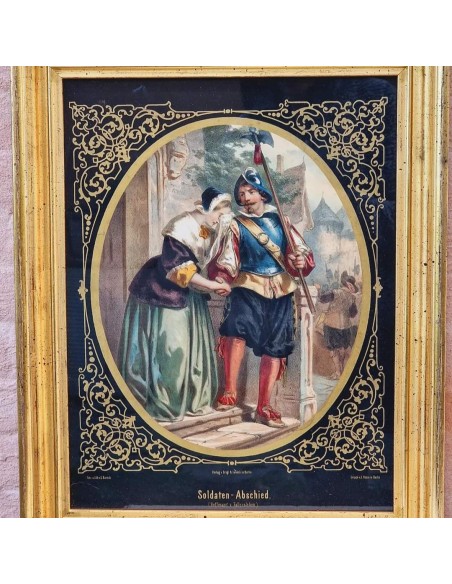 LITOGRAFIE FONDO NERO E ORO