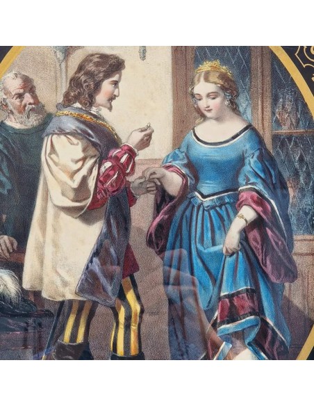 LITOGRAFIE FONDO NERO E ORO