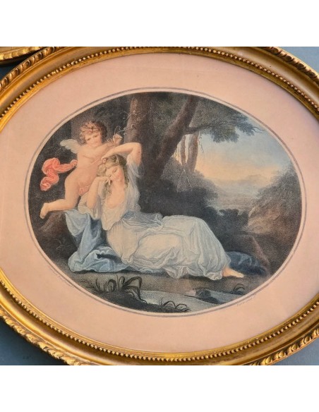 CUPIDO DISARMATO DA EUFROSINE - CUPIDO LEGA AGLAIA