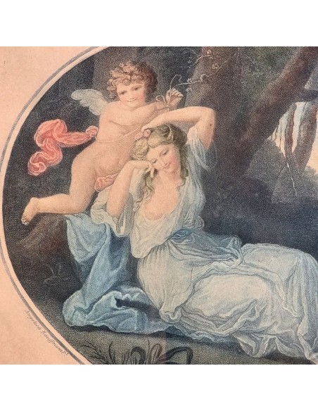 CUPIDO DISARMATO DA EUFROSINE - CUPIDO LEGA AGLAIA