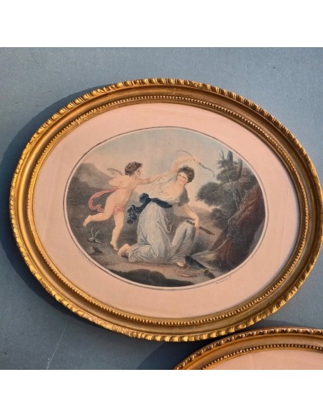 CUPIDO DISARMATO DA EUFROSINE - CUPIDO LEGA AGLAIA