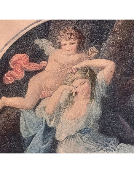 CUPIDO DISARMATO DA EUFROSINE - CUPIDO LEGA AGLAIA