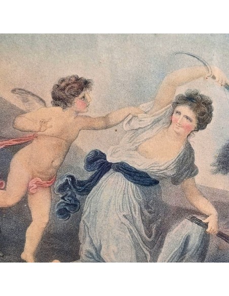 CUPIDO DISARMATO DA EUFROSINE - CUPIDO LEGA AGLAIA