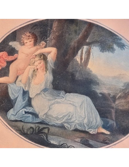 CUPIDO DISARMATO DA EUFROSINE - CUPIDO LEGA AGLAIA