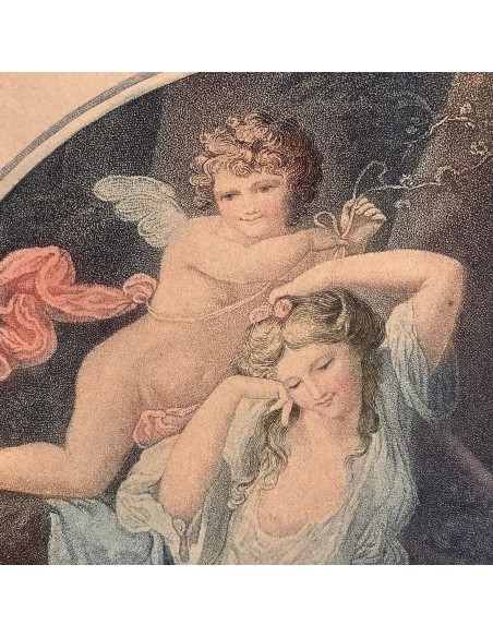 CUPIDO DISARMATO DA EUFROSINE - CUPIDO LEGA AGLAIA