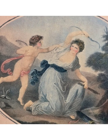 CUPIDO DISARMATO DA EUFROSINE - CUPIDO LEGA AGLAIA