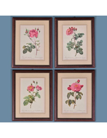 ROSE REDOUTE IN LEGNO