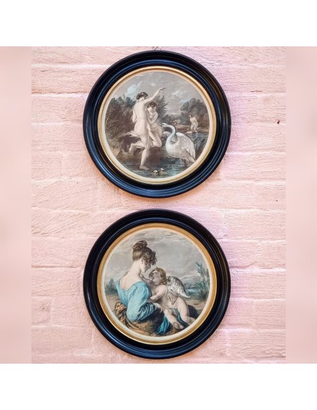 CUPIDO e PSICHE  &  LEDA e il CIGNO