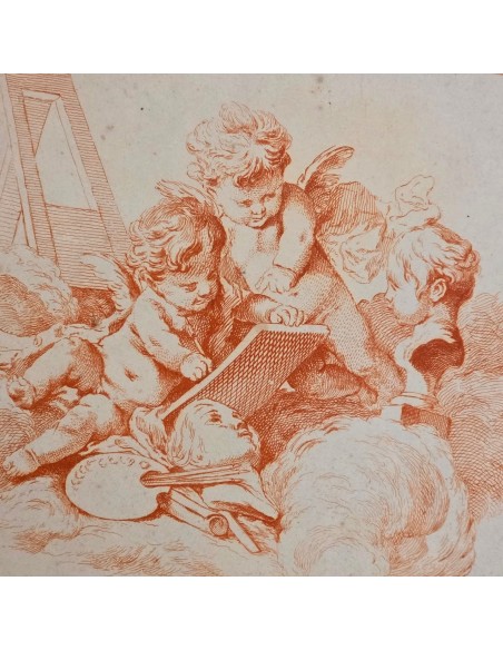 ALLEGORIA DELLE ARTI CON PUTTI