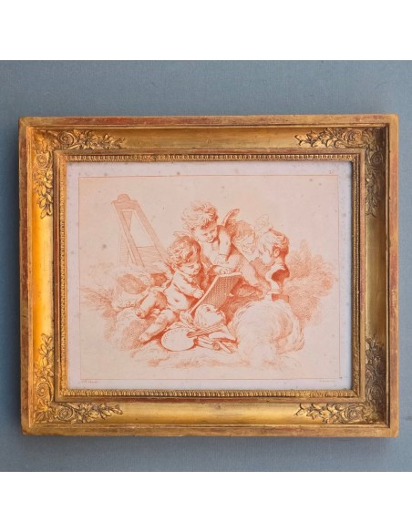 ALLEGORIA DELLE ARTI CON PUTTI