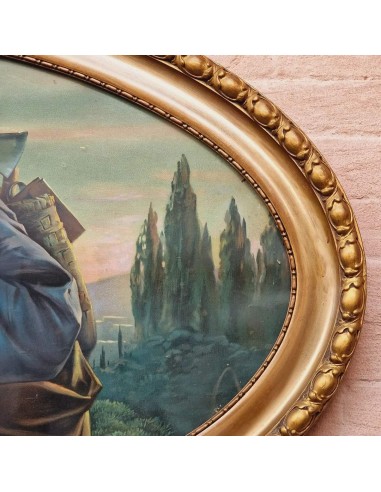 SACRA FAMIGLIA CON CESTO DI FRUTTA